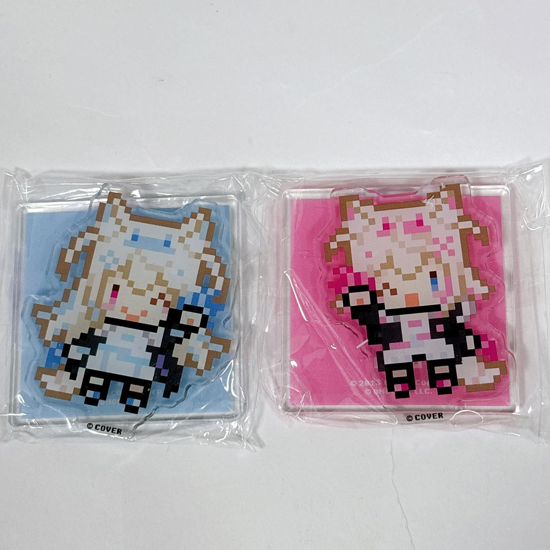 OMOCAT ホロライブ EN フワモコ ピクセル アクリルスタンド