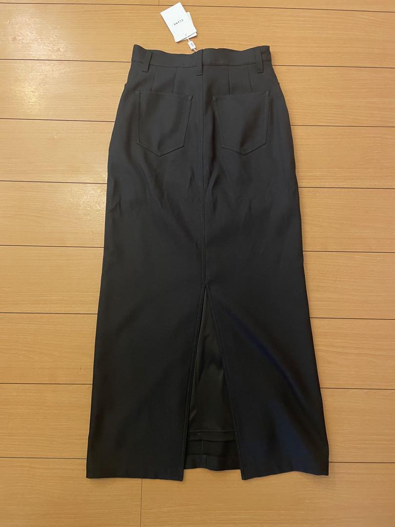 スカート CLANE STRAIGHT LONG SKIRT
