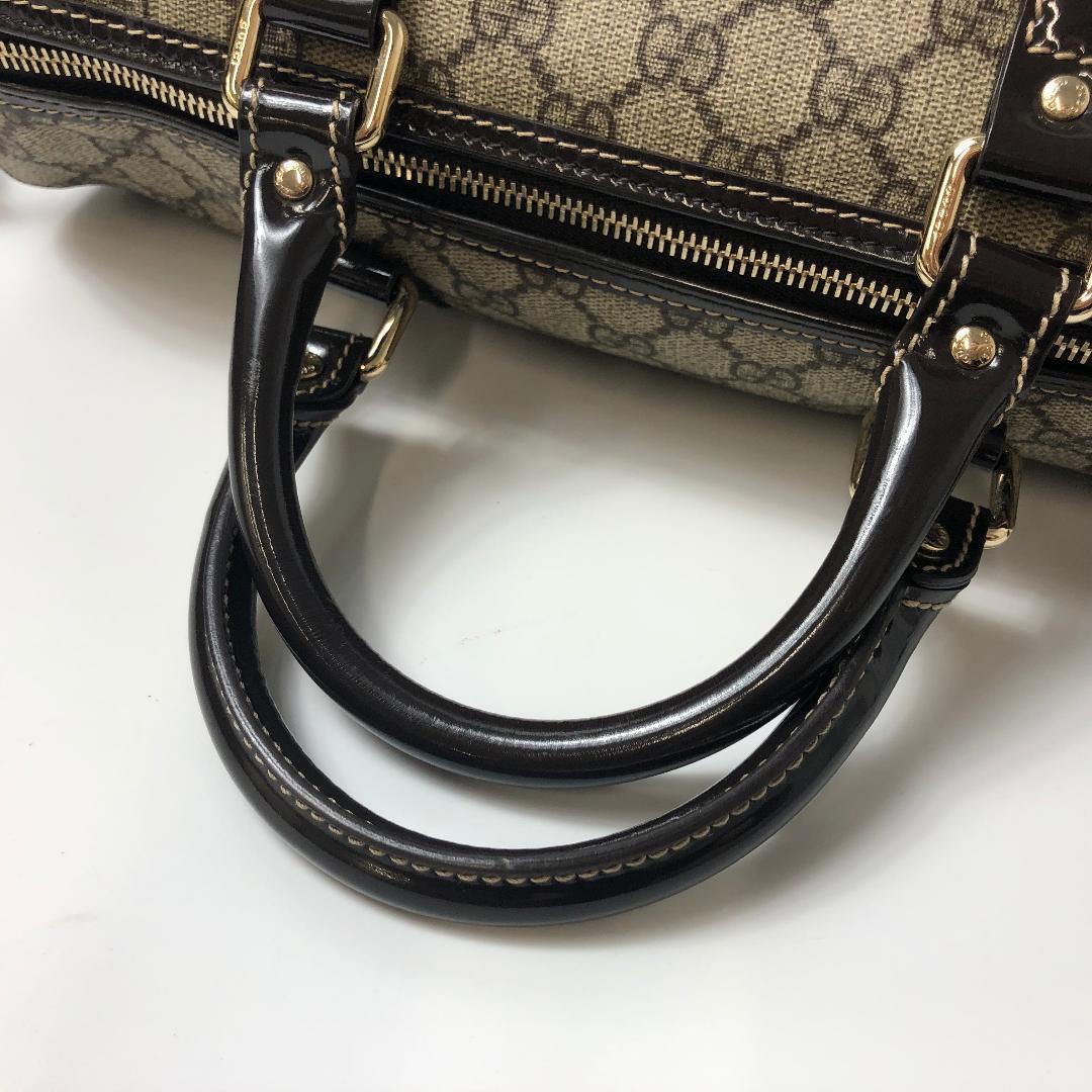 人気お得 極美品 グッチ 2WAY ミニボストンバッグ PVC GG柄 9A020 LZe7E-m68206598321 格安送料無料
