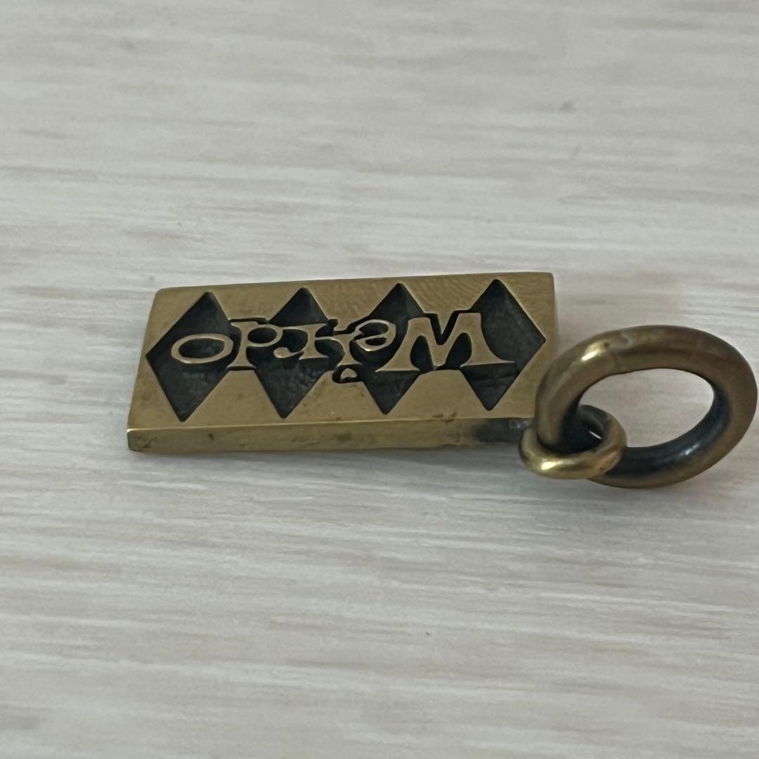 WEIRDO ウィアード ロゴ ペンダントトップ シルバー チャーム ルード 金