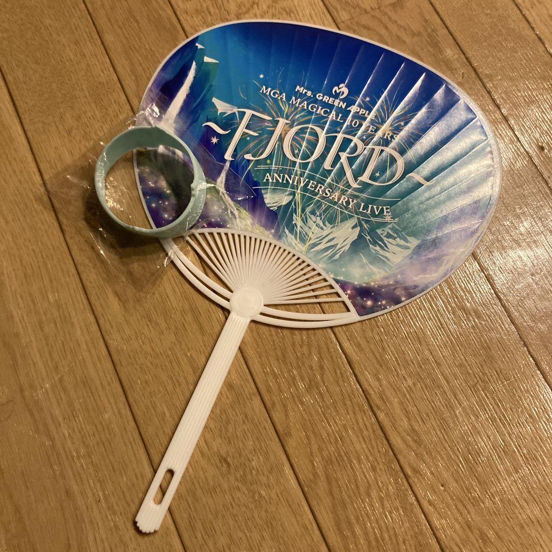 FJORD ラバーバンド うちわ ミセスグリーンアップル FJORD うちわ ラバーバンド - メルカリ