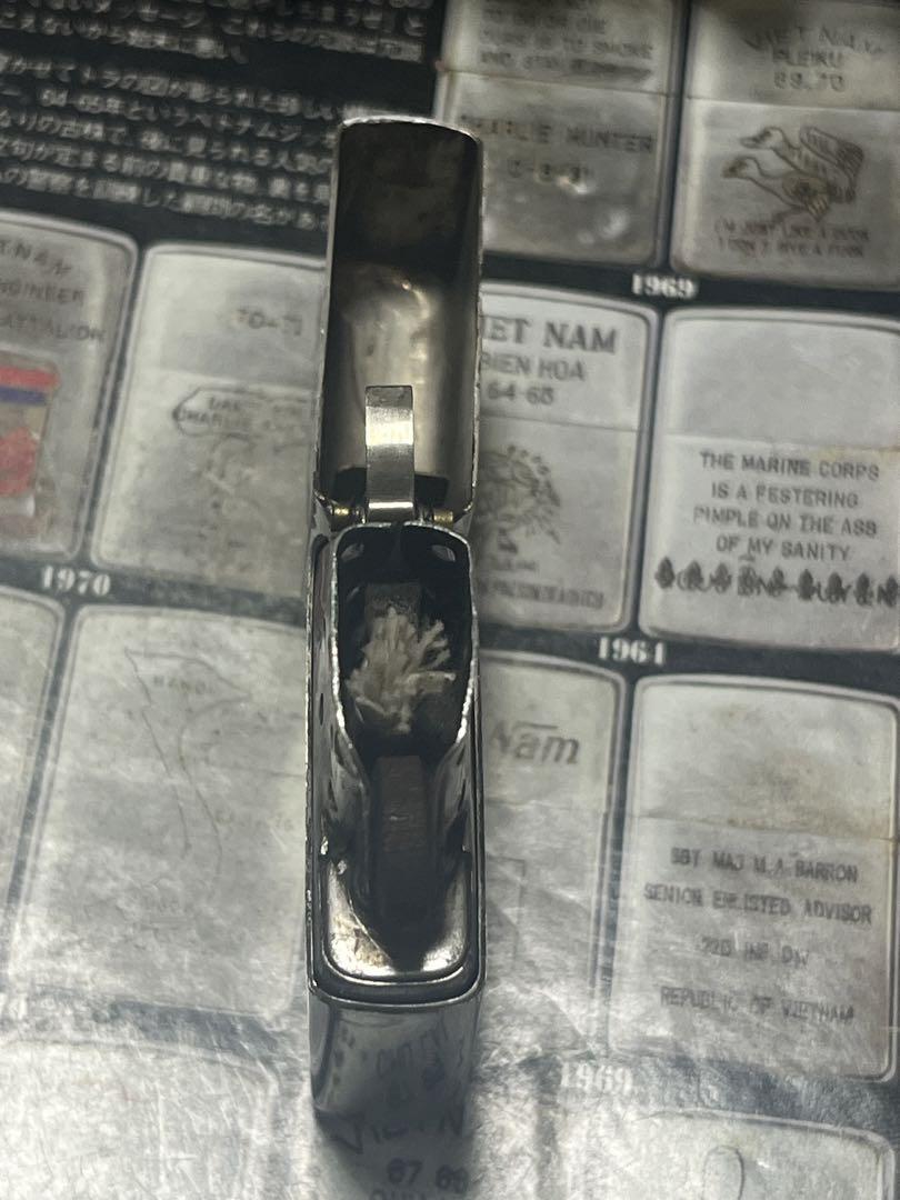 【ベトナムZIPPO】本物 1967年製ベトナムジッポー「ベトナム地図」SAIG