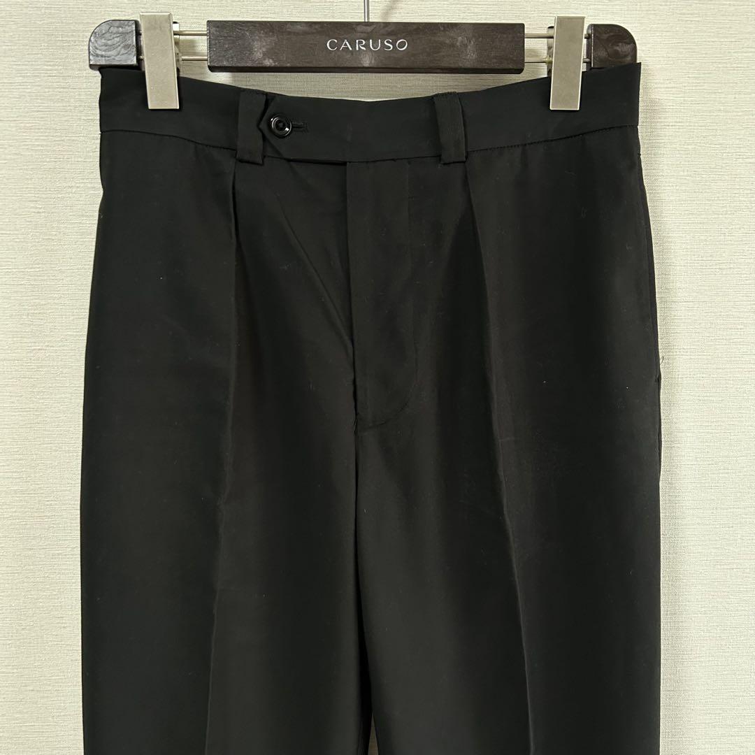 TOMORROWLAND PILGRIM60/2コットンイン1プリーツスラックス
