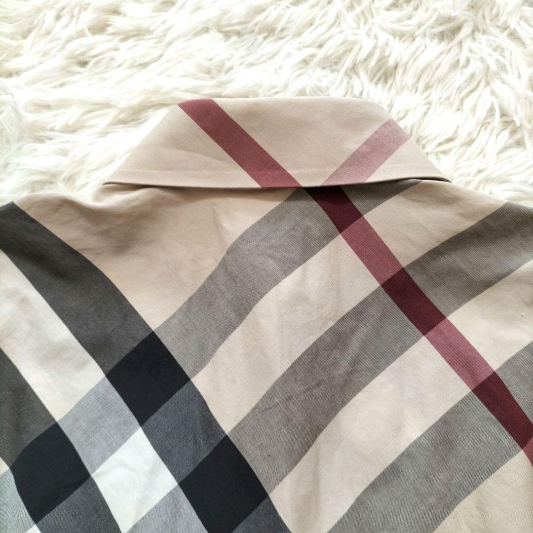 極美品✨BURBERRY バーバリーロンドン メガチェック シャツ 七分袖 ロゴ