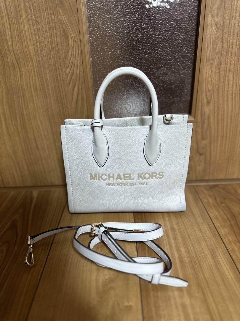 MICHAEL KORS ホワイト ハンドバッグ