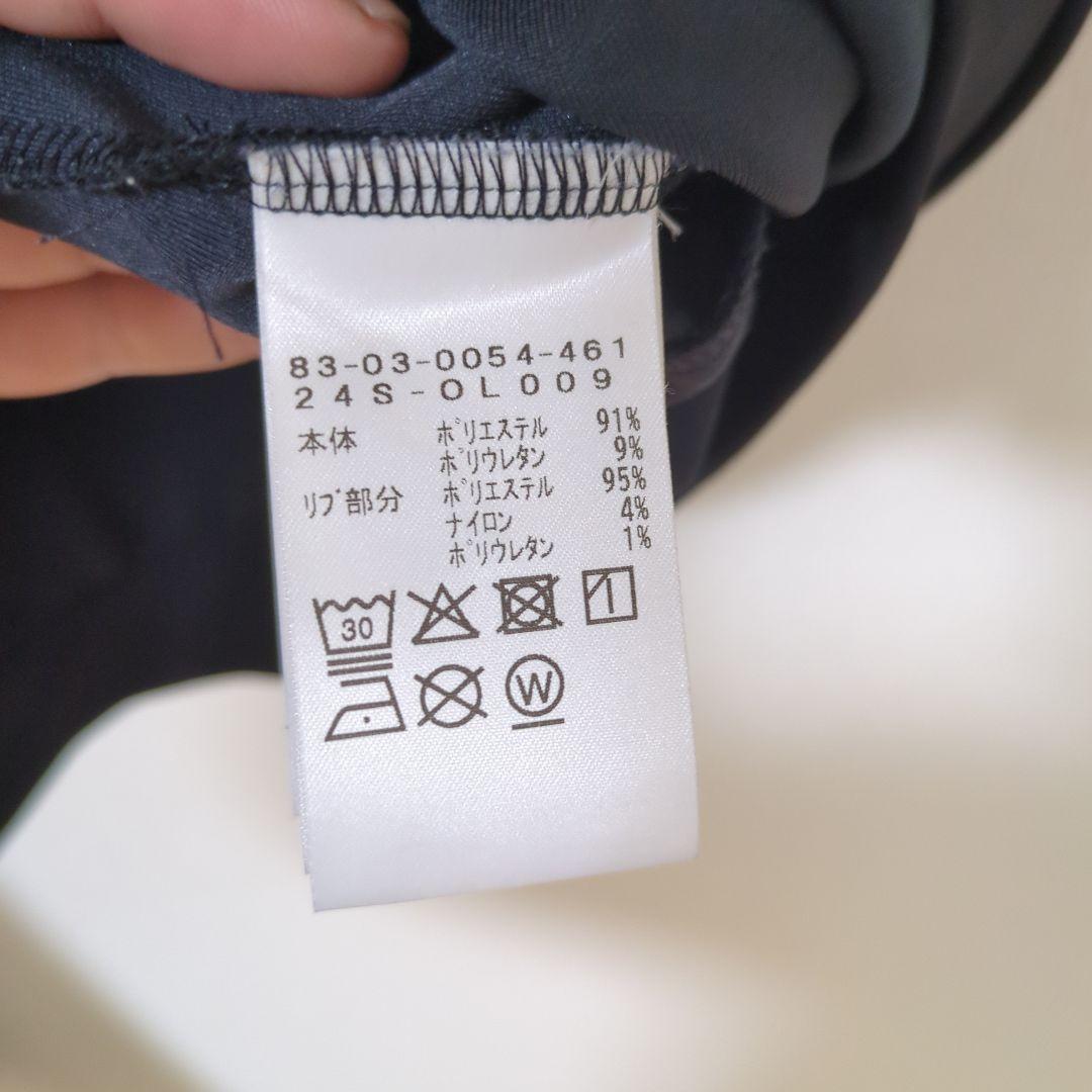 ★美品★BEAMS　GOLF　リブネック切替ダンボール半袖ラグランカットソ　L ☆美品☆BEAMS GOLF リブネック切替ダンボール半袖ラグラン