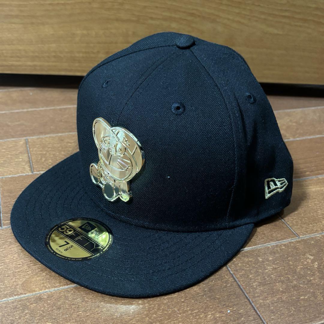 限定品NEW ERA 59FIFTY ブラック ドラえもん キャップ 7 5/8