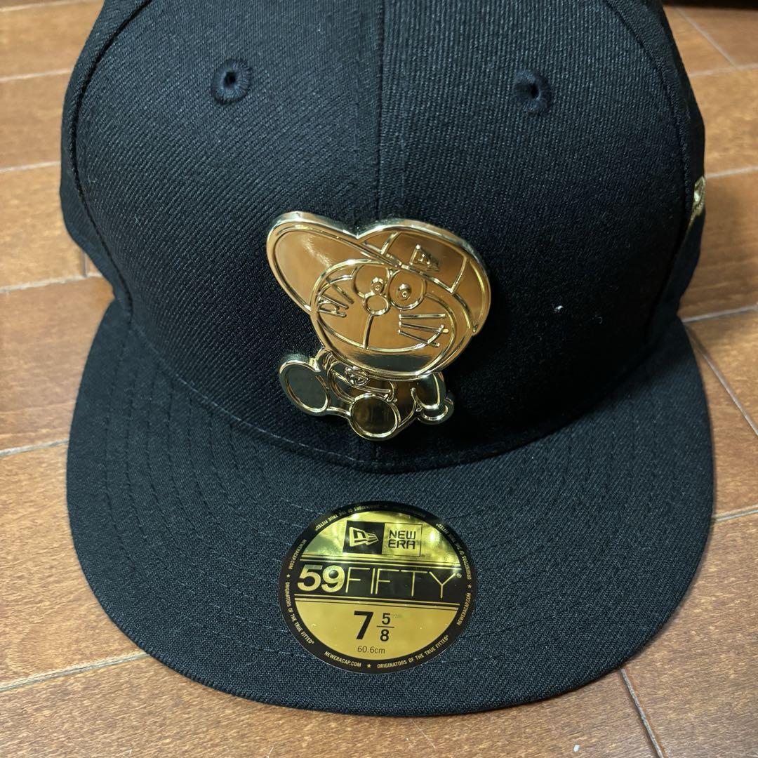 NEW ERA ドラえもん キャップ 7 1/2ブラック NEW ERA ニューエラ キャップ ドラえもん シッティング