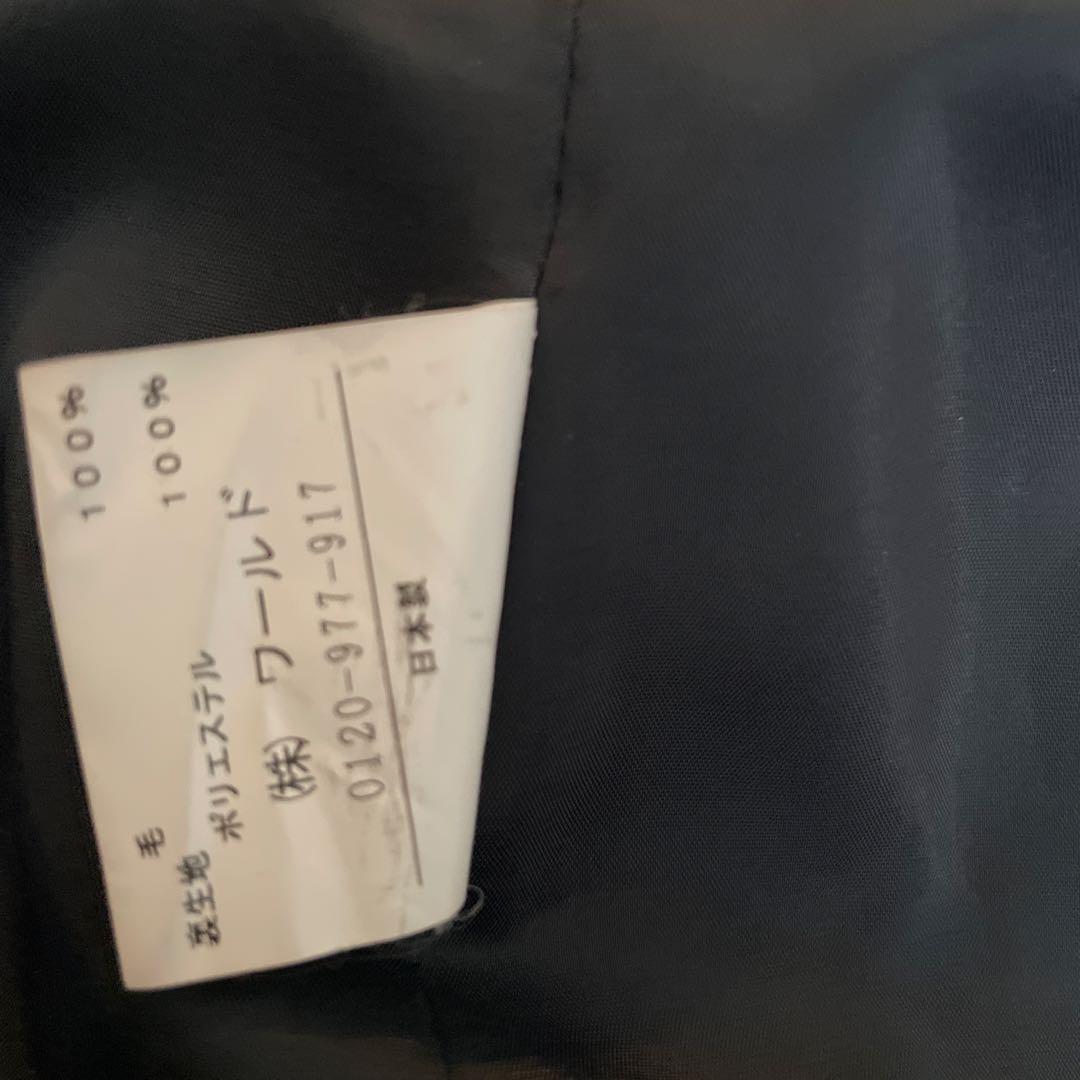 美品　未使用級　UNTITLED 黒 ウール ストレッチ スカートスーツ L