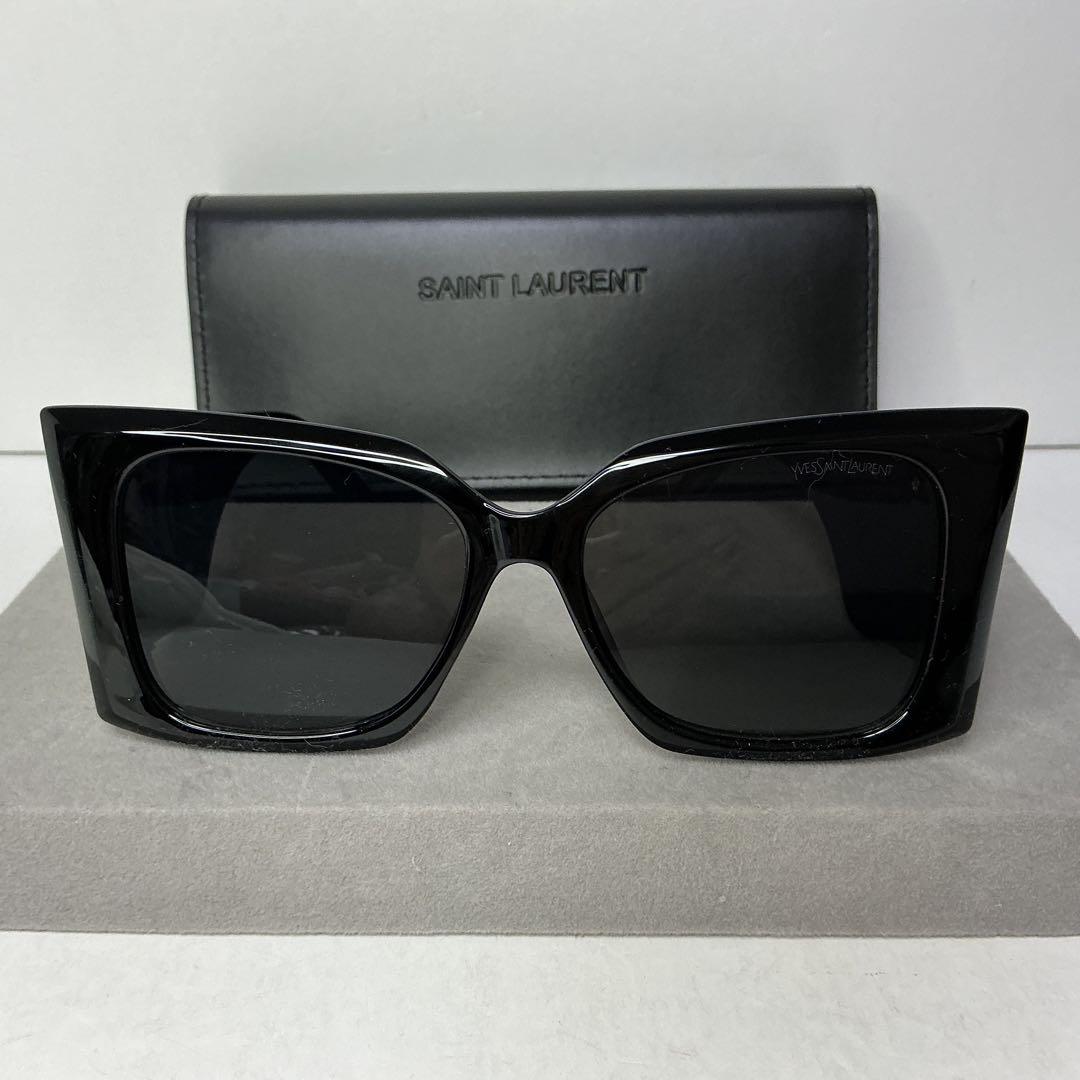 SAINT LAURENT ブラック サングラス - メルカリ