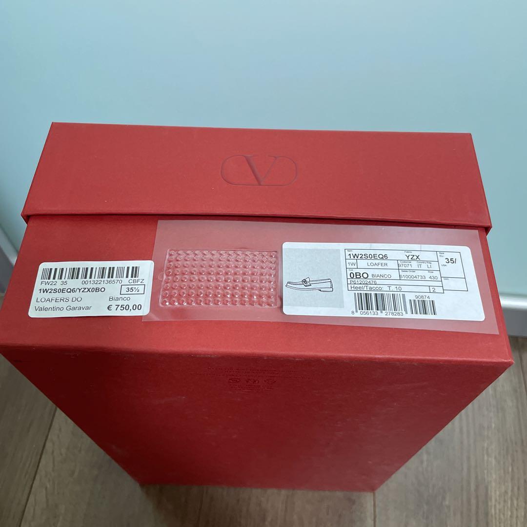 ヴァレンティノ　valentino ローファー　白　ホワイト　新品