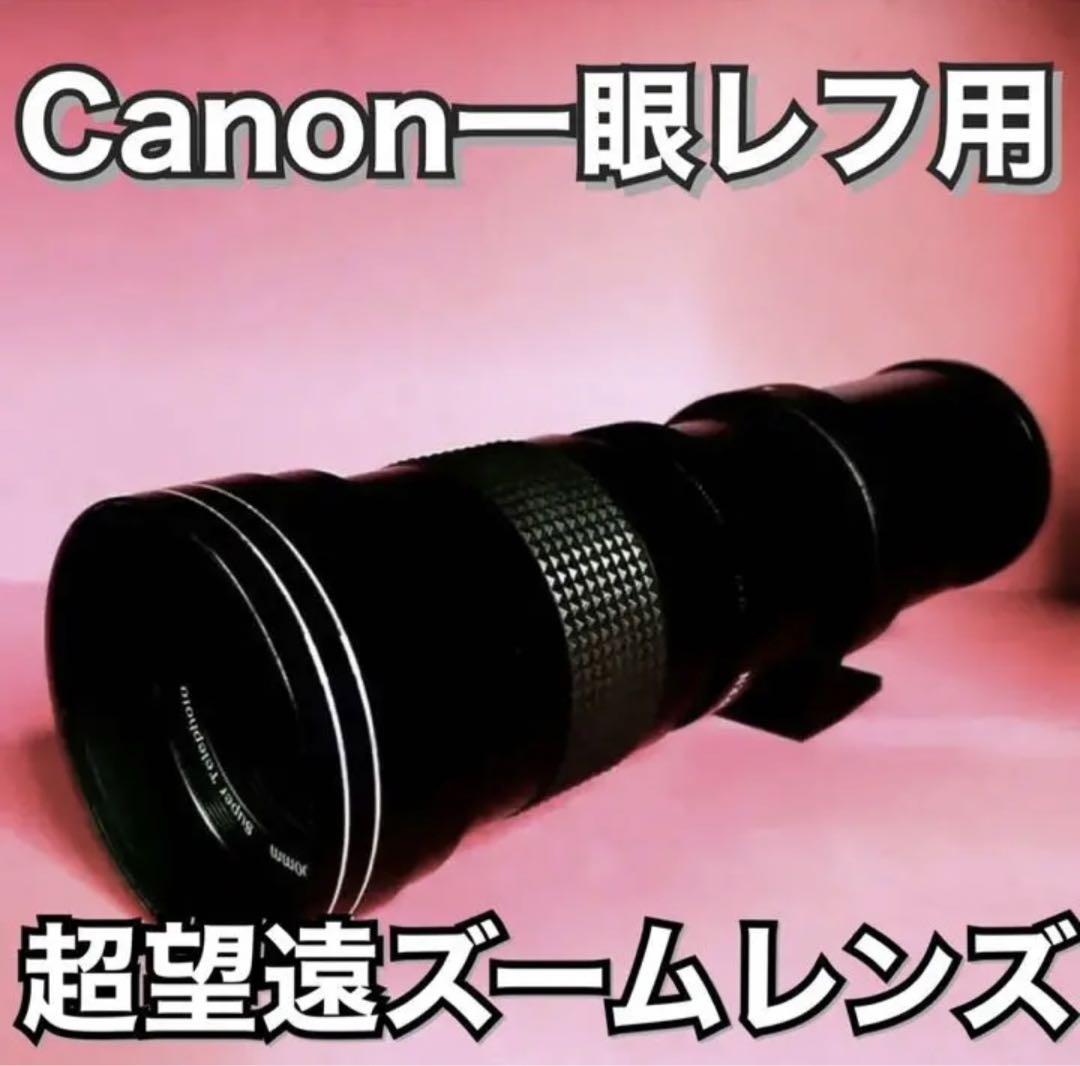 Canon一眼レフ対応！スーパーズームレンズ！超望遠レンズ！綺麗！美品