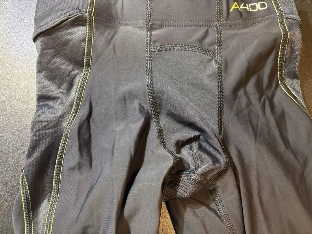【コンビニ受取対応商品】 新品・未使用】SKINS A400 ロングタイツ (黒色/黄色)サイズXS その他