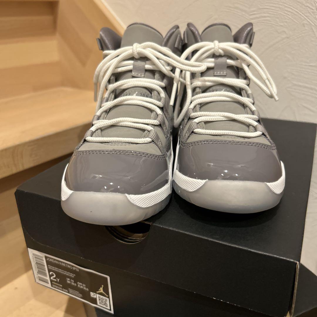 新品　NIKE Jordan 11 RETRO (PS) 21cm クールグレー