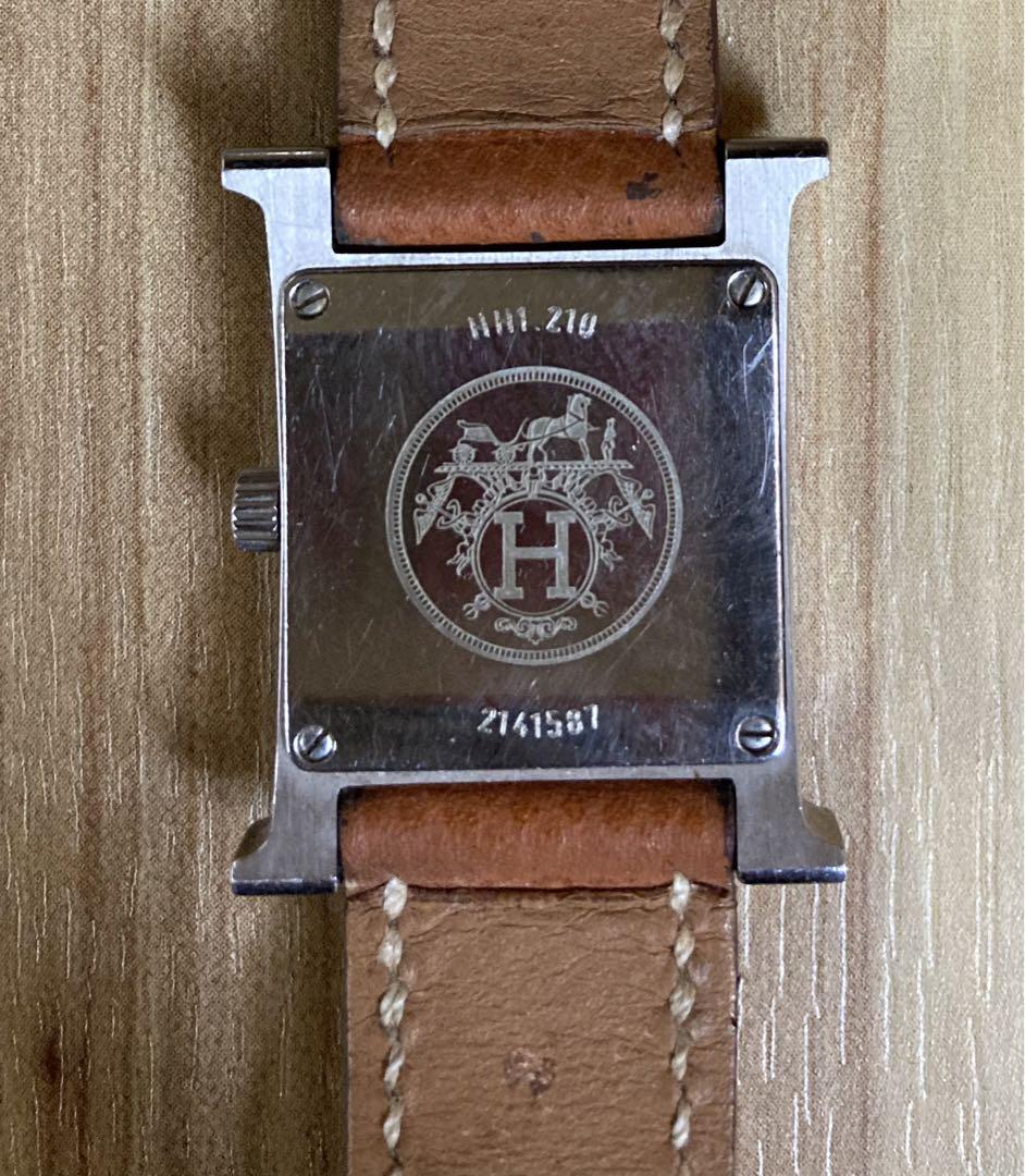 N1289 HERMES エルメスHウォッチ レディース腕時計