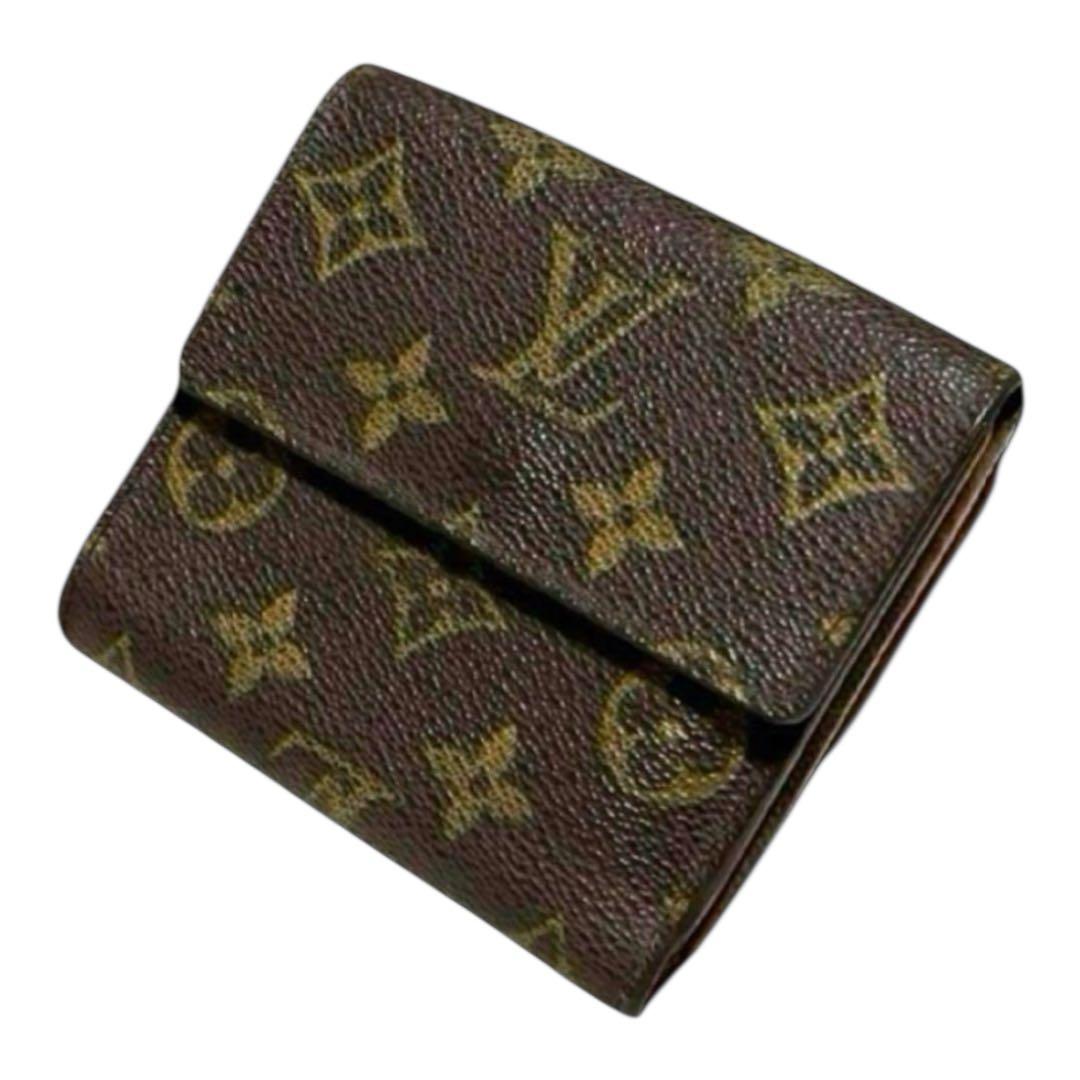 人気　ルイヴィトン　折り財布　ポルトモネビエカルトクレディ　モノグラム　Wホック