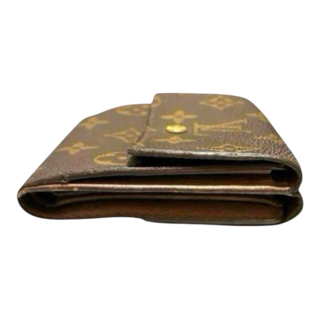 人気　ルイヴィトン　折り財布　ポルトモネビエカルトクレディ　モノグラム　Wホック