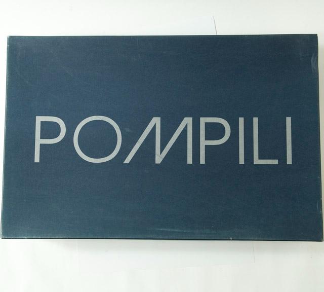 (値下)ポンピリPOMPILI ァー付きスウェードロングブーツサイズ35ホワイト