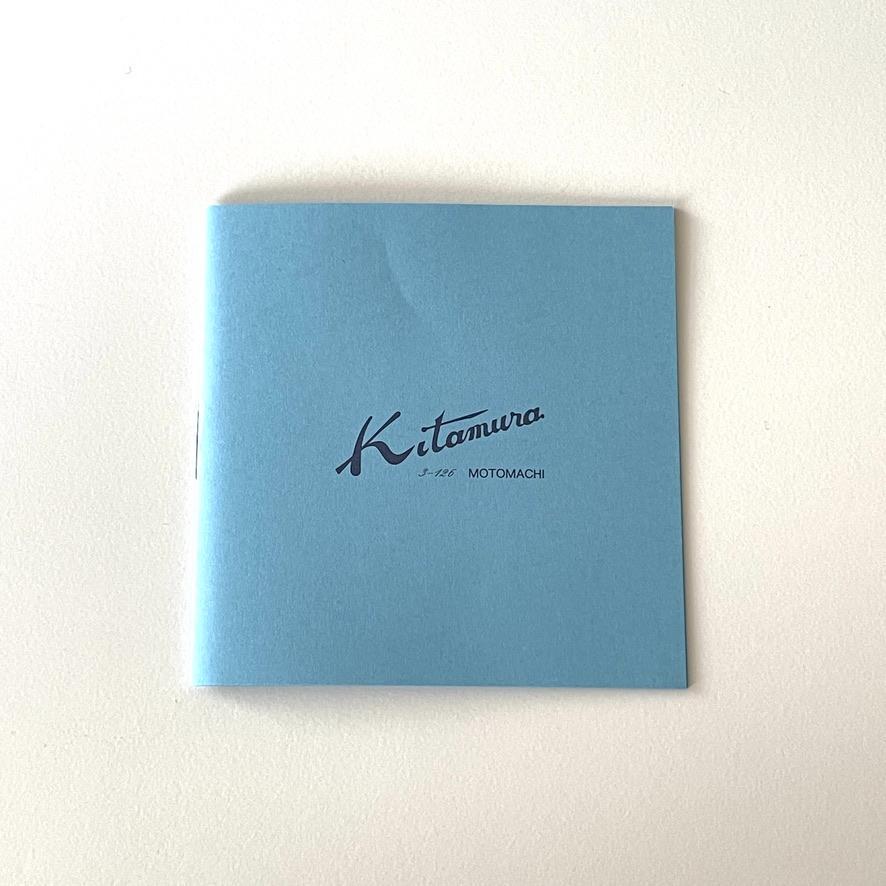 キタムラ　名刺入れ　ネイビー　レッド　【新品・箱付き】
