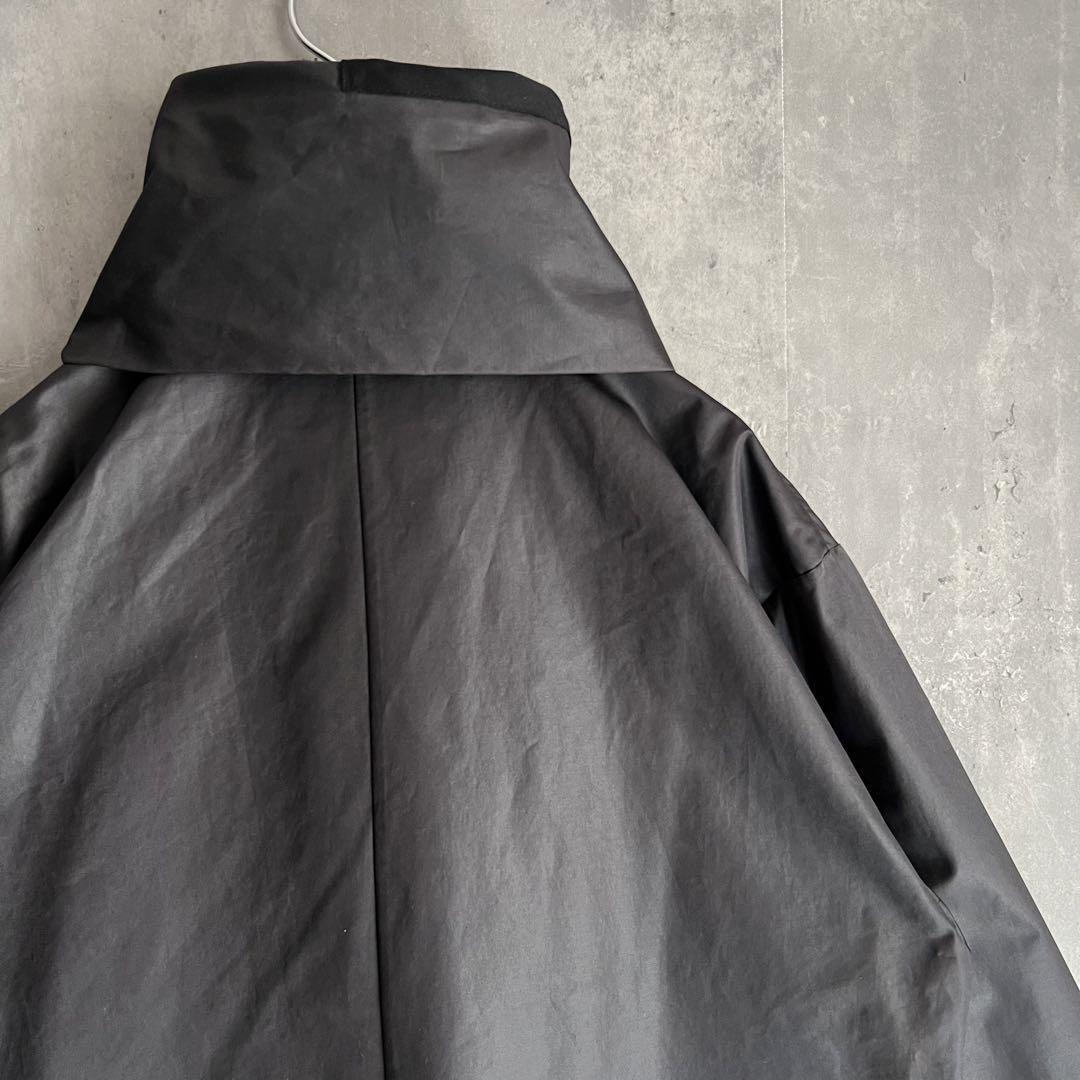 ISSEY MIYAKE　イッセイミヤケ　変形襟　ポリエステル　ロングコート　春