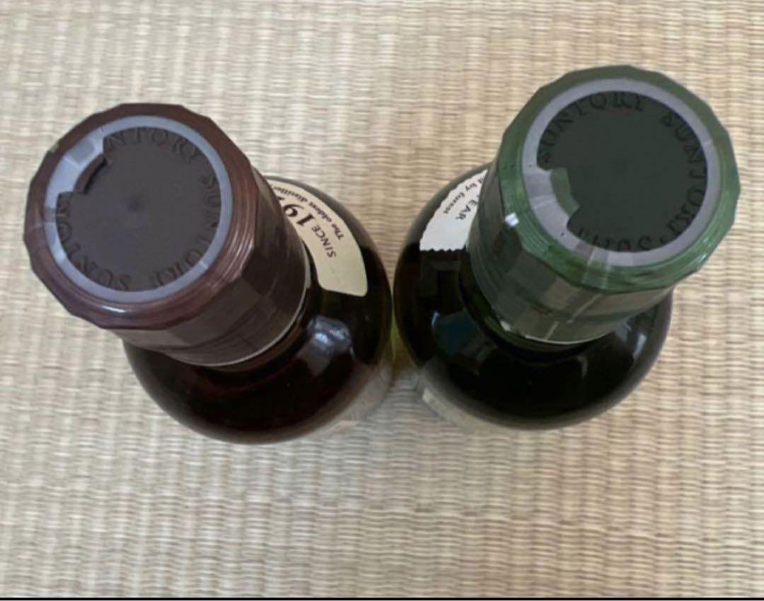 サントリー シングルモルトウイスキー 白州　山﨑　180ml 2本　⑥