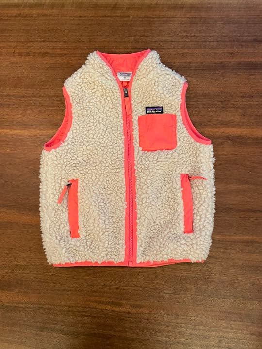 レトロXベスト　5T 白✖️オレンジ