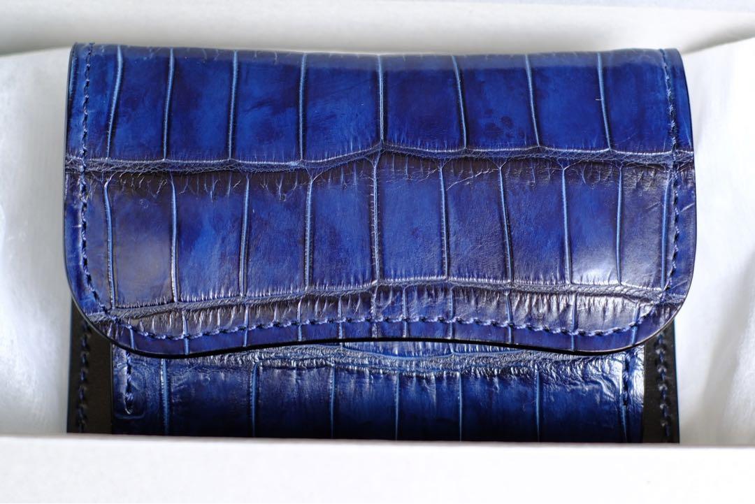 Nishi様用【新品未使用】WILDSWANS 藍染クロコダイル タング Nishi様用【新品未使用】WILDSWANS 藍染クロコダイル タング