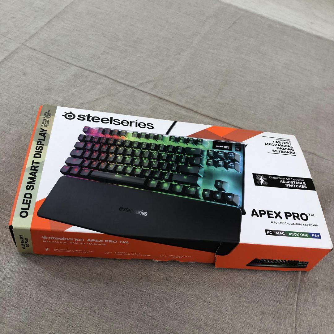 SteelSeries ゲーミングキーボード テンキーレス 有線