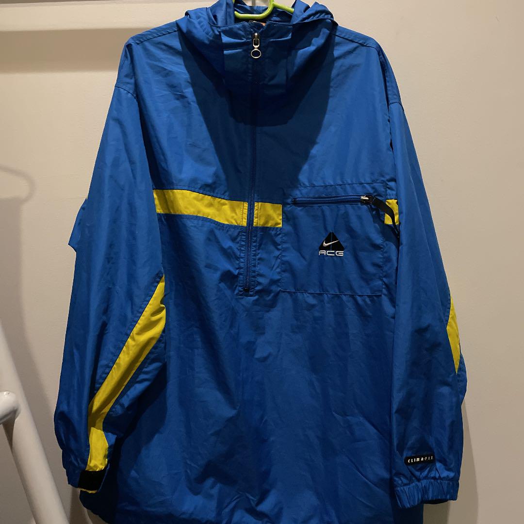 希少】NIKE ACG ナイキ 90's ナイロンジャケットL ブルー | www