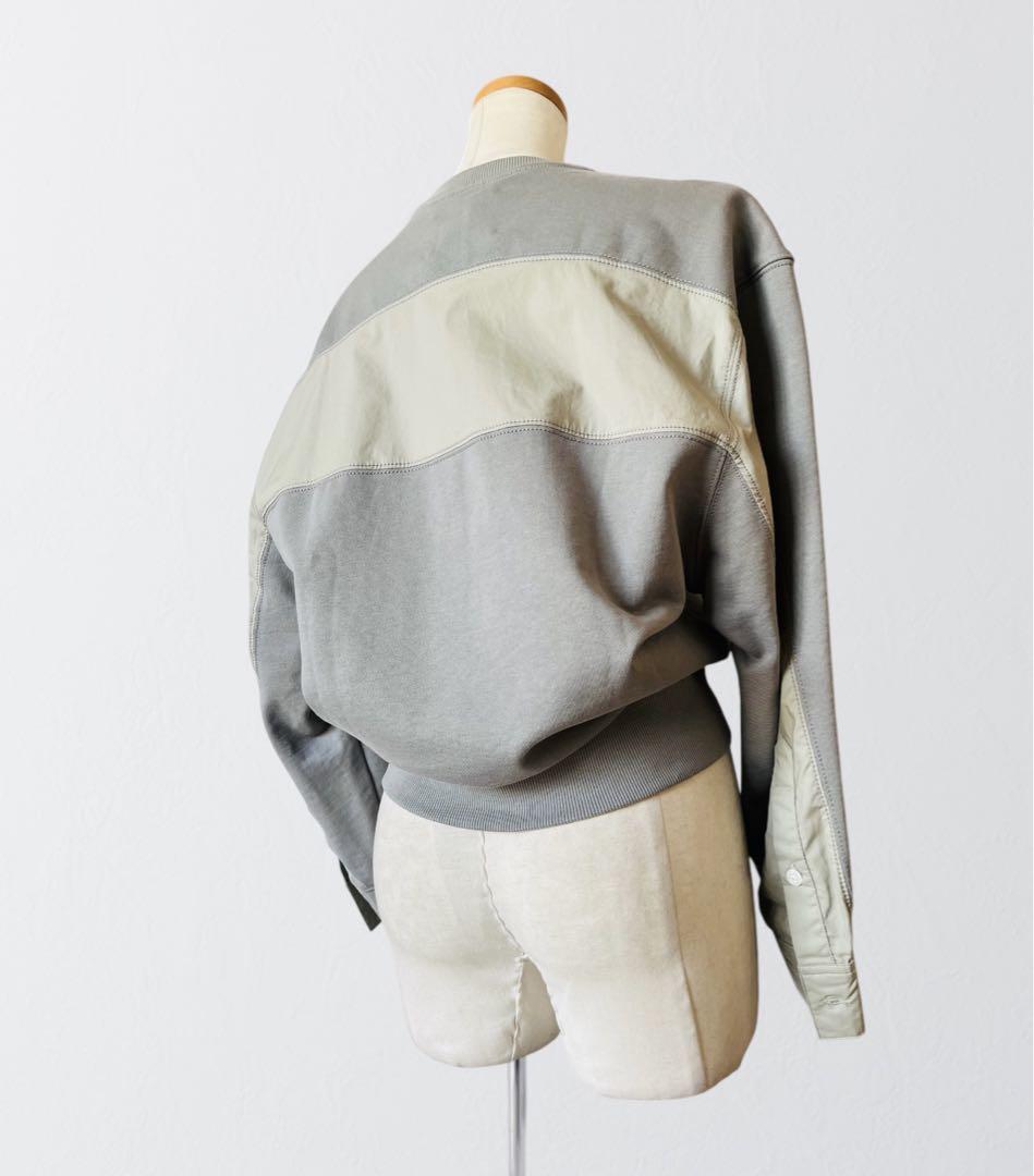 新品 59400円 3.1 フィリップリム シャツ切り替え スウェット XS
