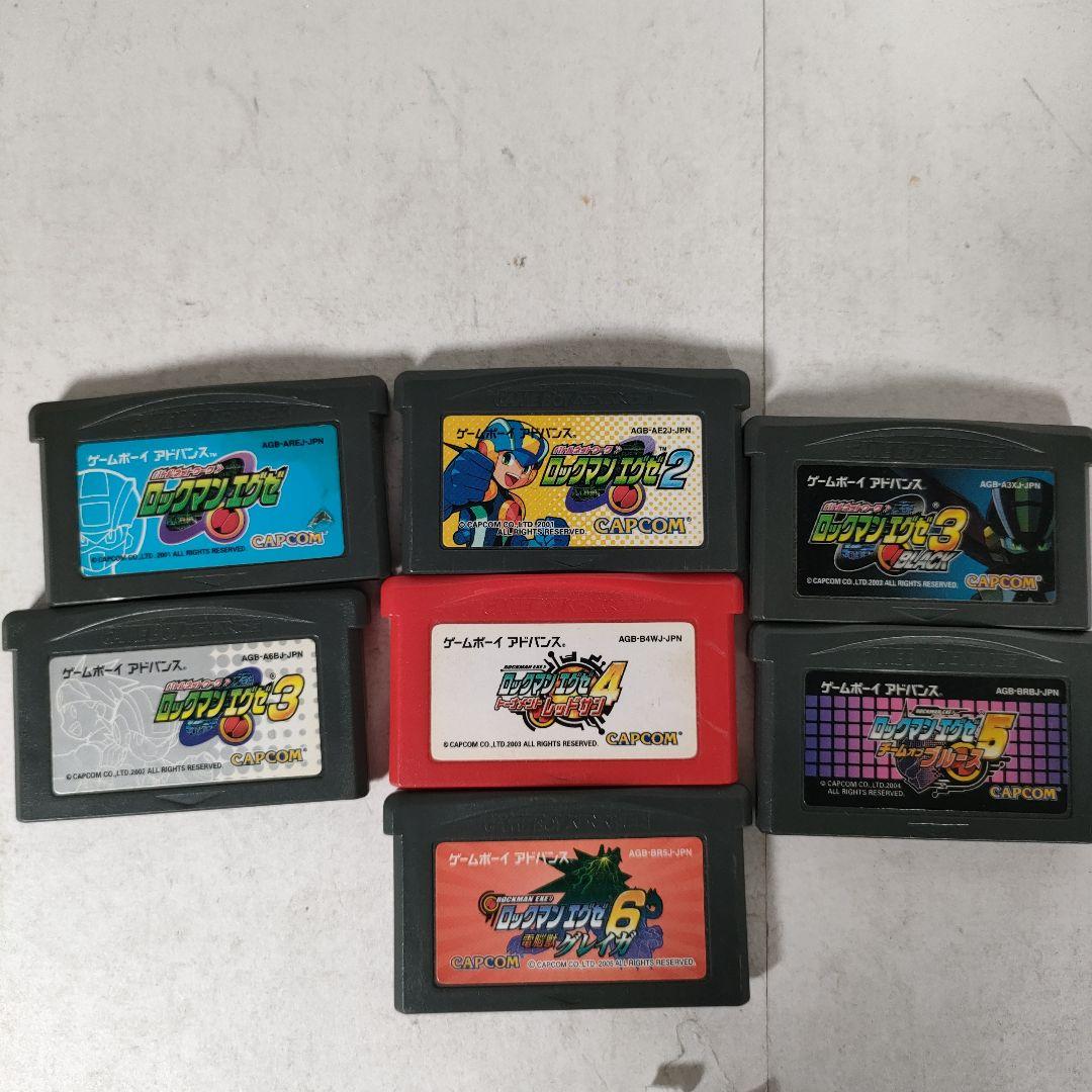 ロックマンエグゼ　GBAソフト セット ロックマン エグゼ/ゲームボーイアドバンス(GBA)/ソフトのみ