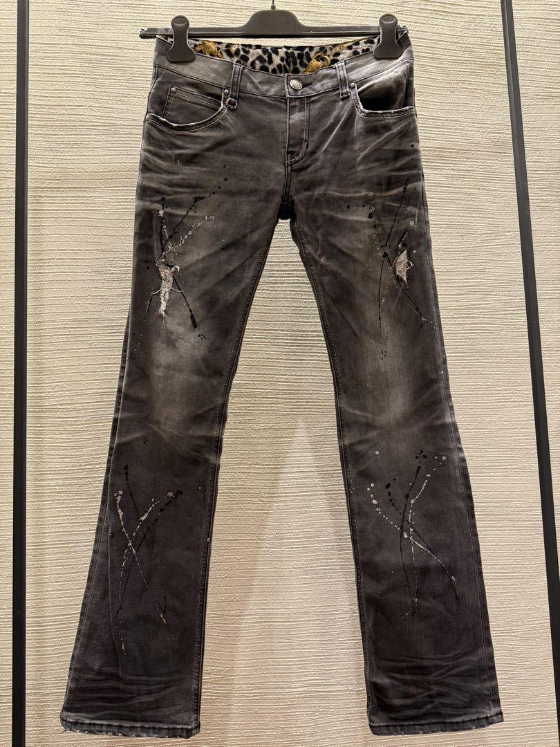 00s japanese label flare denim デニム y2k