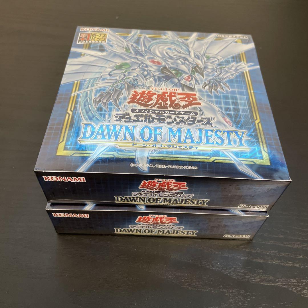 100%新品人気SALE】 遊戯王 ドーンオブマジェスティ 2BOX 初回生産分 ...