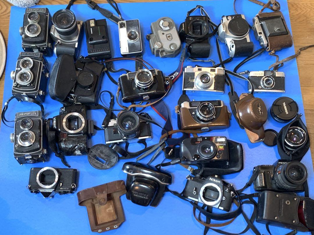 0707カメラ　まとめ１　 一眼レフ　二眼　 キヤノン ミノルタ ペンタックス