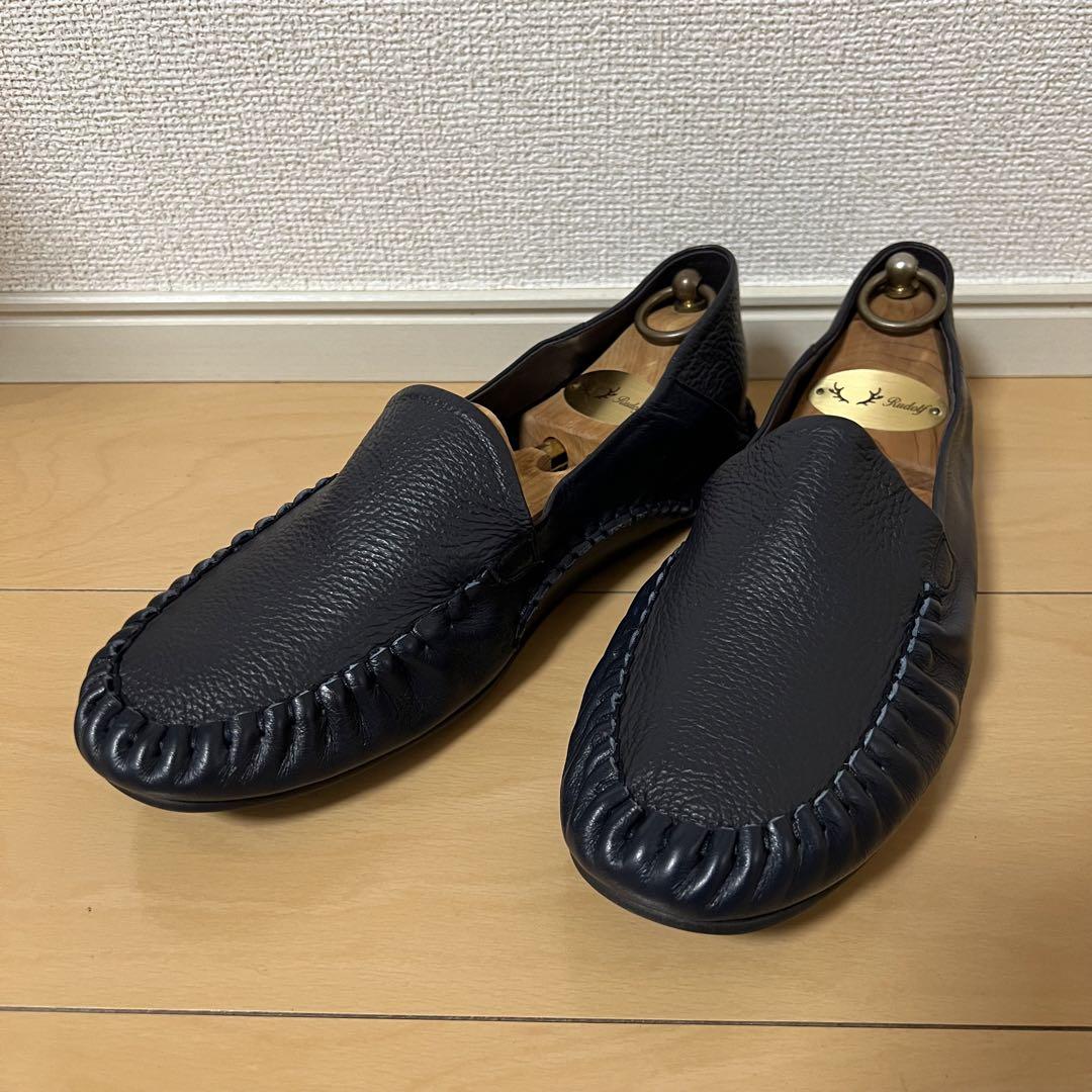 福袋売れ残りセール SANAX ネイビー スムース トラベルシューズ moco 靴