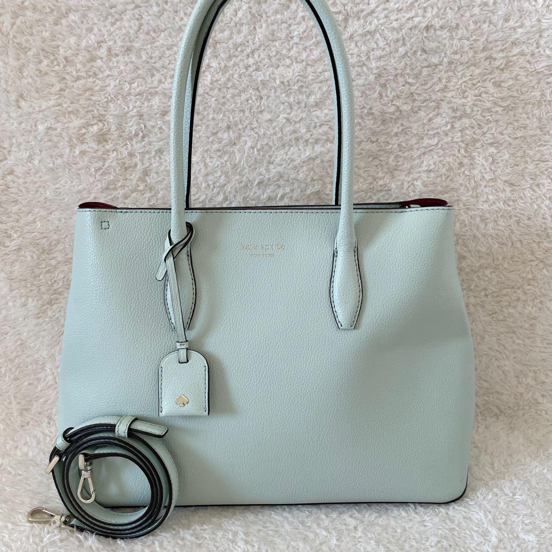 【美品】kate spade トートバッグ ショルダーバッグ 2way ミント