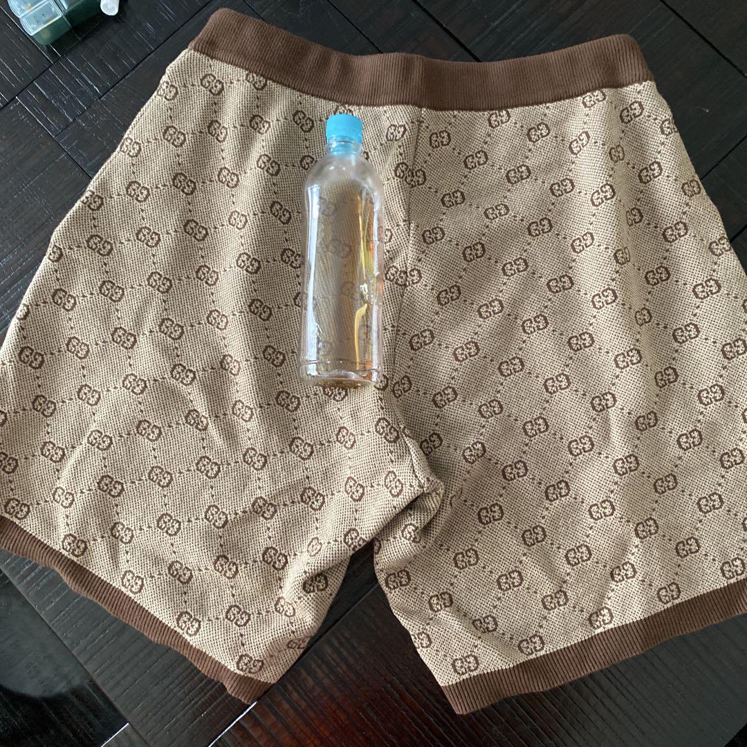 GUCCI GGロゴ ショートパンツ L ベージュ・ブラウン