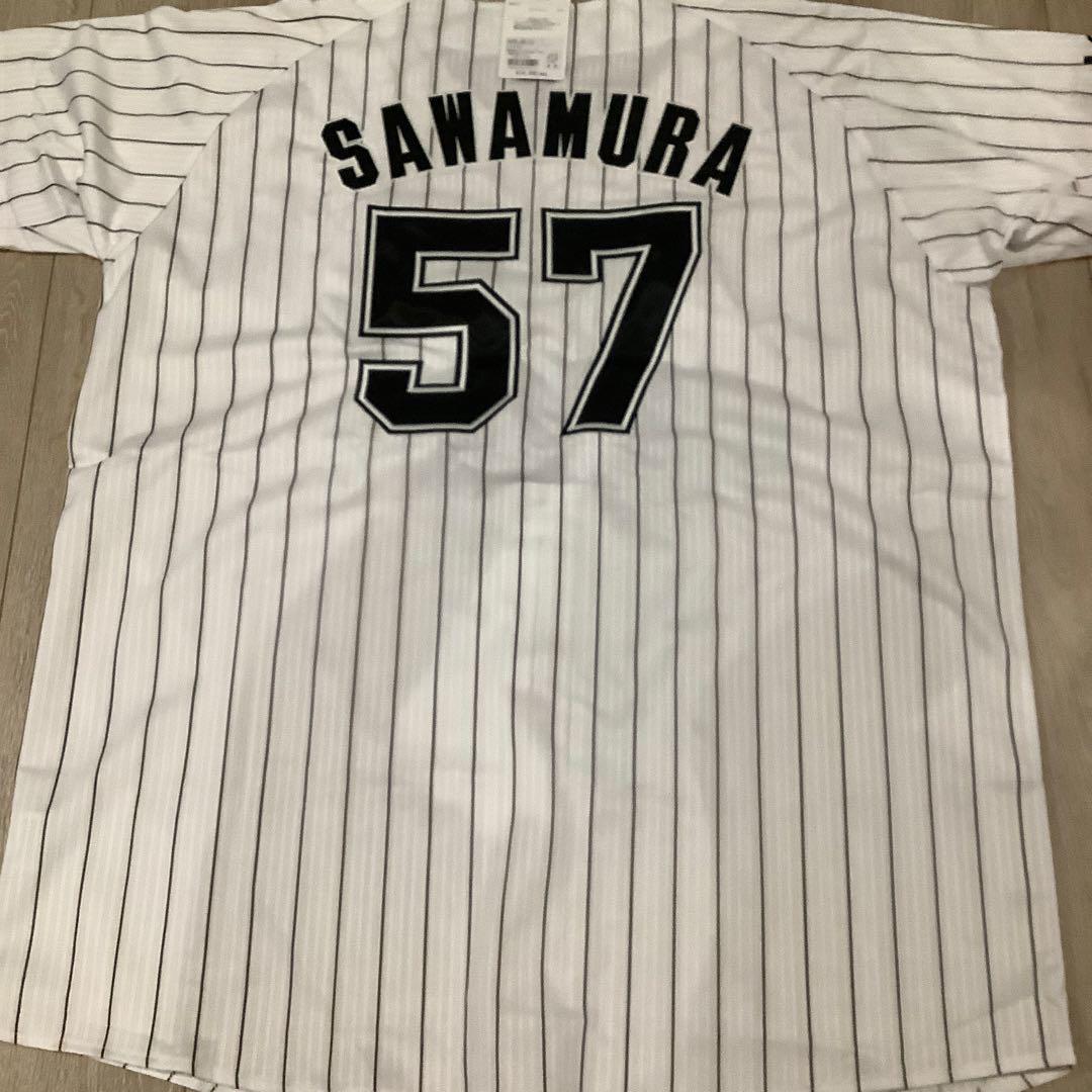 千葉ロッテマリーンズ　澤村拓一　ブラックサマーユニフォーム　Oサイズ　未使用 千葉ロッテマリーンズ 澤村拓一 ブラックサマーユニフォーム O