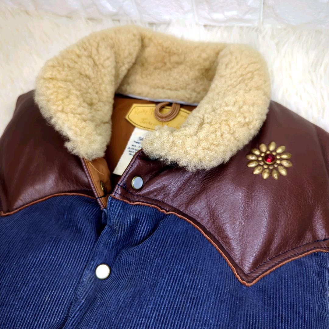 【限定品】ロッキーマウンテン　ダウンベスト　 スタッズ