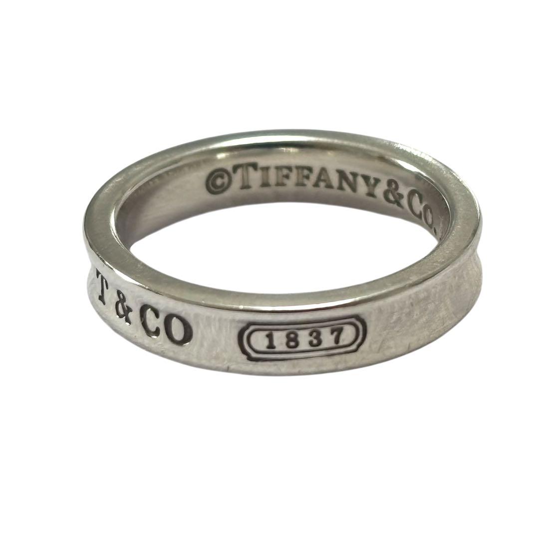 Tiffany & Co. 925シルバーナローリング 1837刻印 11号