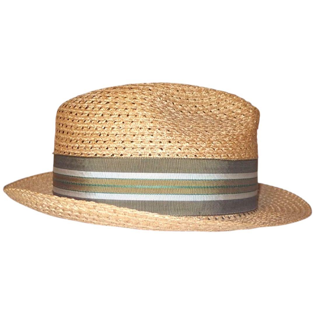 ▪️60’s ADAM ビンテージ パナマハット③ 麦わら帽子 デッドストック