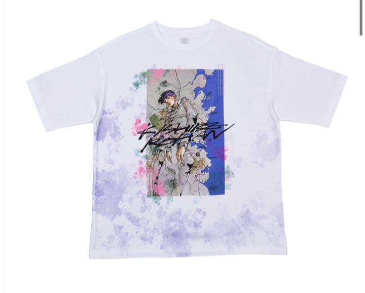 ジョジョの奇妙な冒険 岸辺露伴は動かない スプレーアートTシャツ Mサイズ ジョジョの奇妙な冒険 岸辺露伴は動かない スプレーアートTシャツ Mサイズ