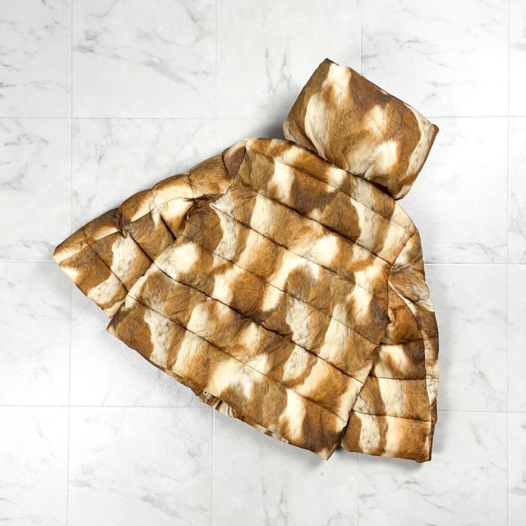 難あり INED スタンドネック中綿ダウンジャケット ブラウン系 サイズ9M・INED 絶対お買い得!