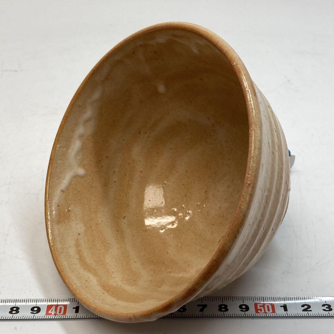 ☆茶3 玉村登陽 萩茶碗 共箱 直径12㎝ 東山6-0316① - メルカリ