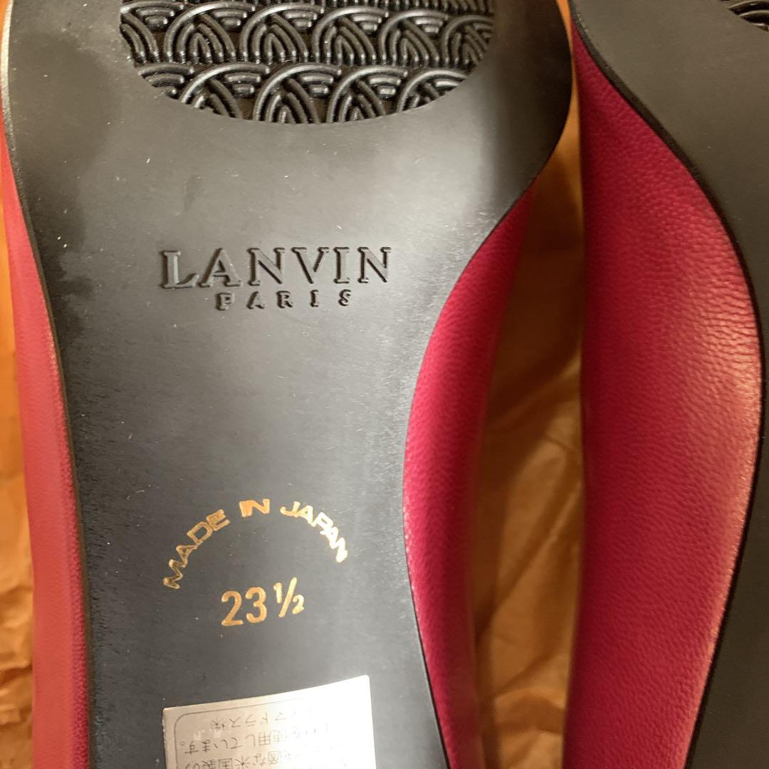 ☆新品未使用【LANVIN 】ランバン 素敵なピンク パンプス23.5㎝