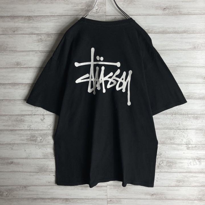 ビッグサイ ステューシー☆ビッグロゴ入りtシャツ 人気カラー 入手困難 定番 yWSNB-m68252955653 ブラック
