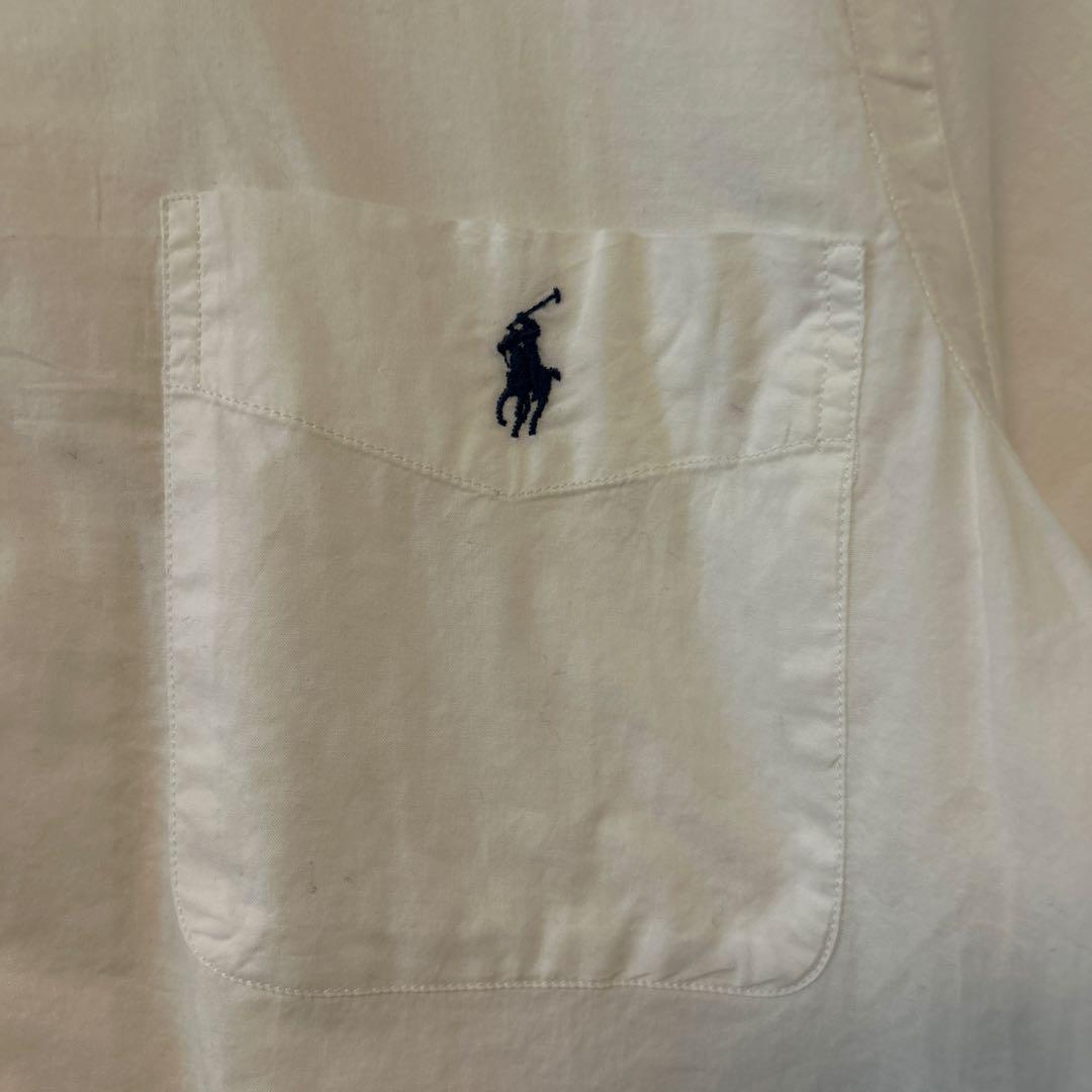 Polo Ralph Lauren 半袖 オープンカラーシャツ 開襟 ホワイト
