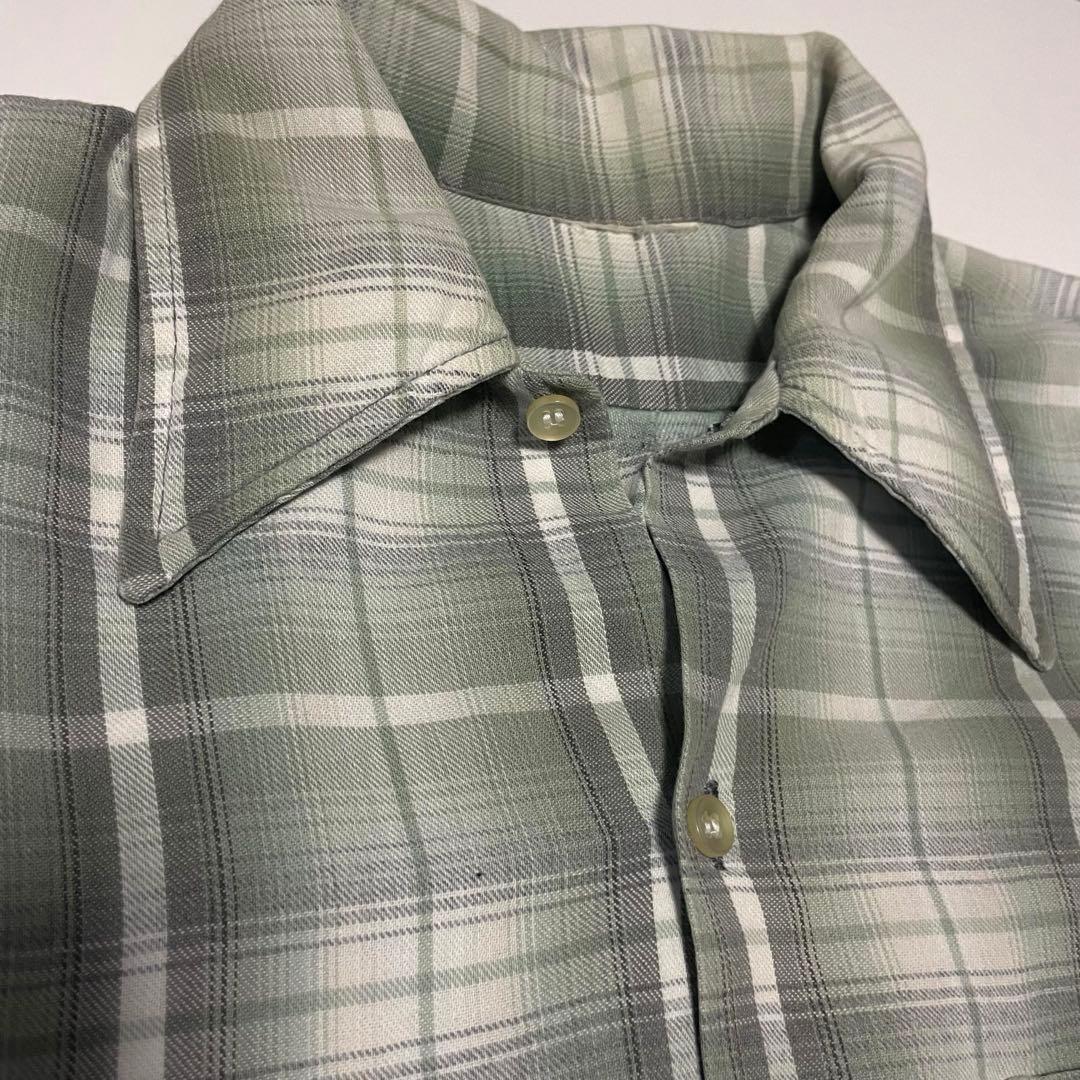 70s BIG MAC ヘビーネルシャツ ビックマック L グリーン 70s BIG MAC ヘビーネルシャツ ビックマック L グリーン