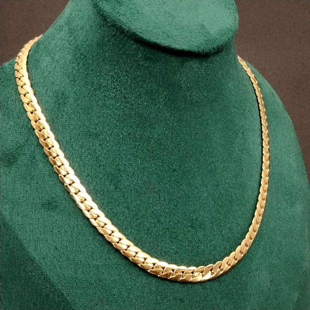 ゴールド チェーン ネックレス 刻印 太 金