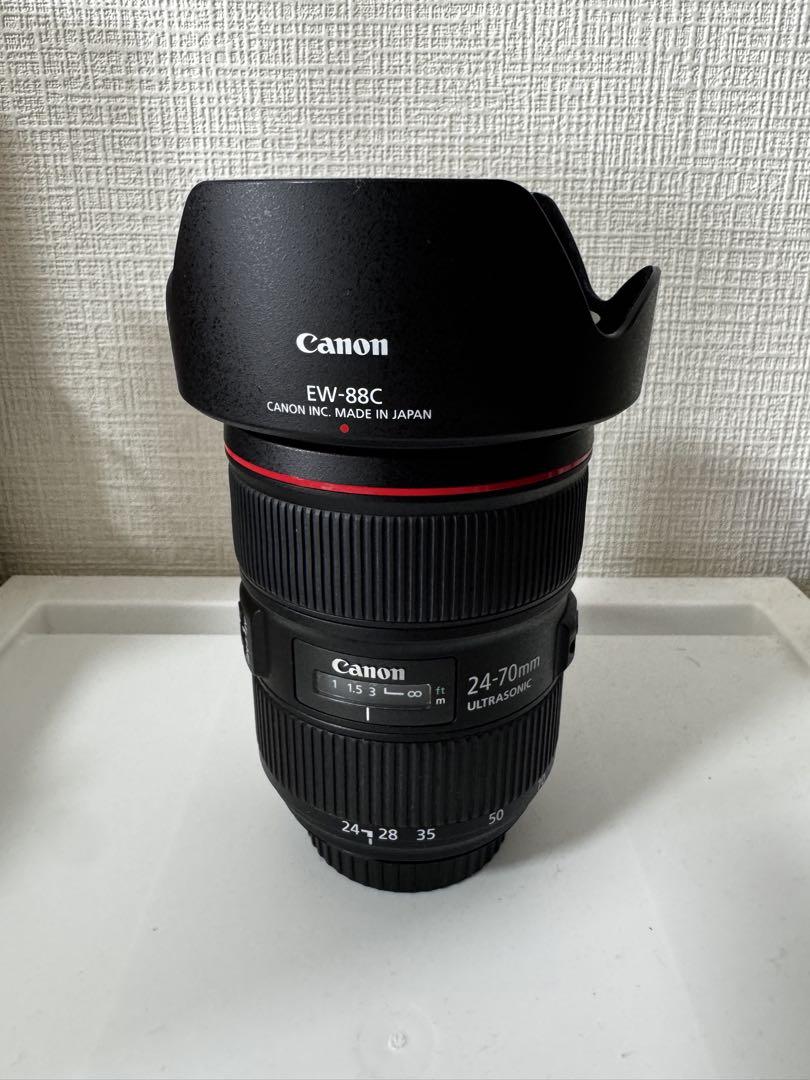 Canon 24-70mm F2.8 ズームレンズ EW-88C付き
